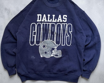 Vintage 90s Dallas Cowboys Crewneck Sweater Size XL NFL Football Sportswear Jerzees Super Sweats Made in USA
