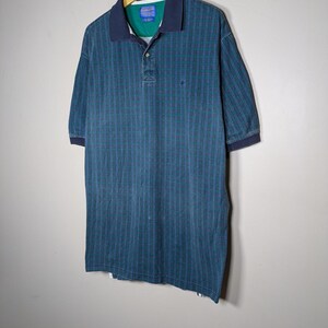 Vintage 90s Pendleton Tartan Plaid Short Sleeve Polo Shirt Mens XL Canada Made image 6