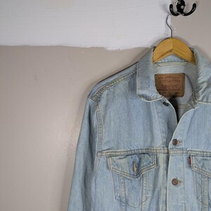 Vintage 90s Levi's Strauss Denim Trucker Jacket 70507-0334 Western Ranchcore Small image 3