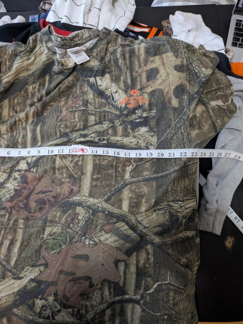 Koszulka męska Vintage Y2K Mossy Oak Camoflauge w rozmiarze XL Gorpcore Granola Hunting zdjęcie 7