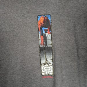 Y2K Ecko unlt. Vielschichtige Grafik Spider-Man Green Goblin T-Shirt Männer Große Comic Bild 3