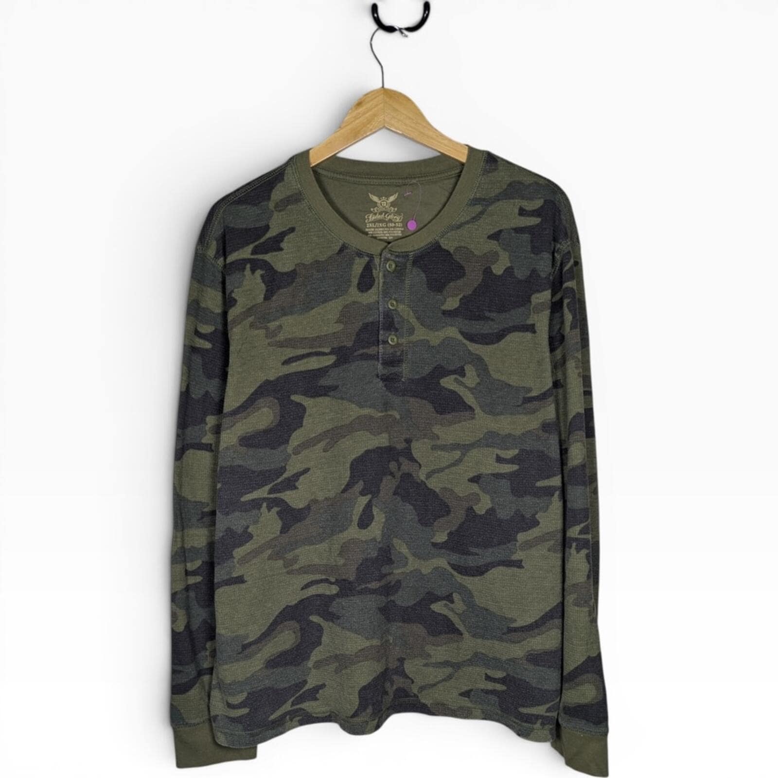 Camo Thermal Shirt - Etsy
