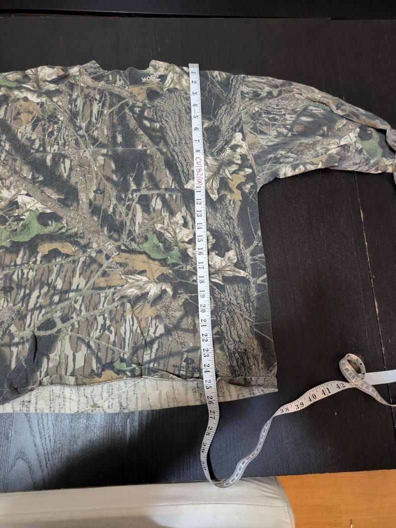 Vintage 90s Mossy Oak Camoflauge Longsleeve Streetwear Gorpcore Trail Mens Large image 8