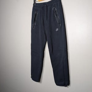 Nike Tech Fleece Style Joggers Black Cinch Cuff Sportswear Mens XS Streetwear image 5