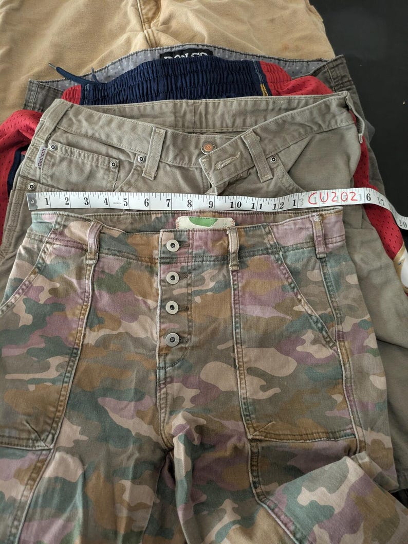 Anthropologie The Wanderer Camo Cargo Pants Slim Straight Utility 29 Green Capri Womens image 7