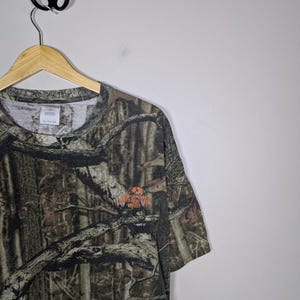 Koszulka męska Vintage Y2K Mossy Oak Camoflauge w rozmiarze XL Gorpcore Granola Hunting zdjęcie 2