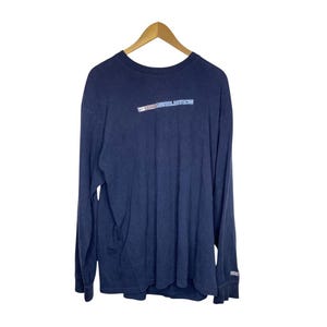 Vintage y2k Nike Athletics Spellout LongSleeve Large T-Shirt