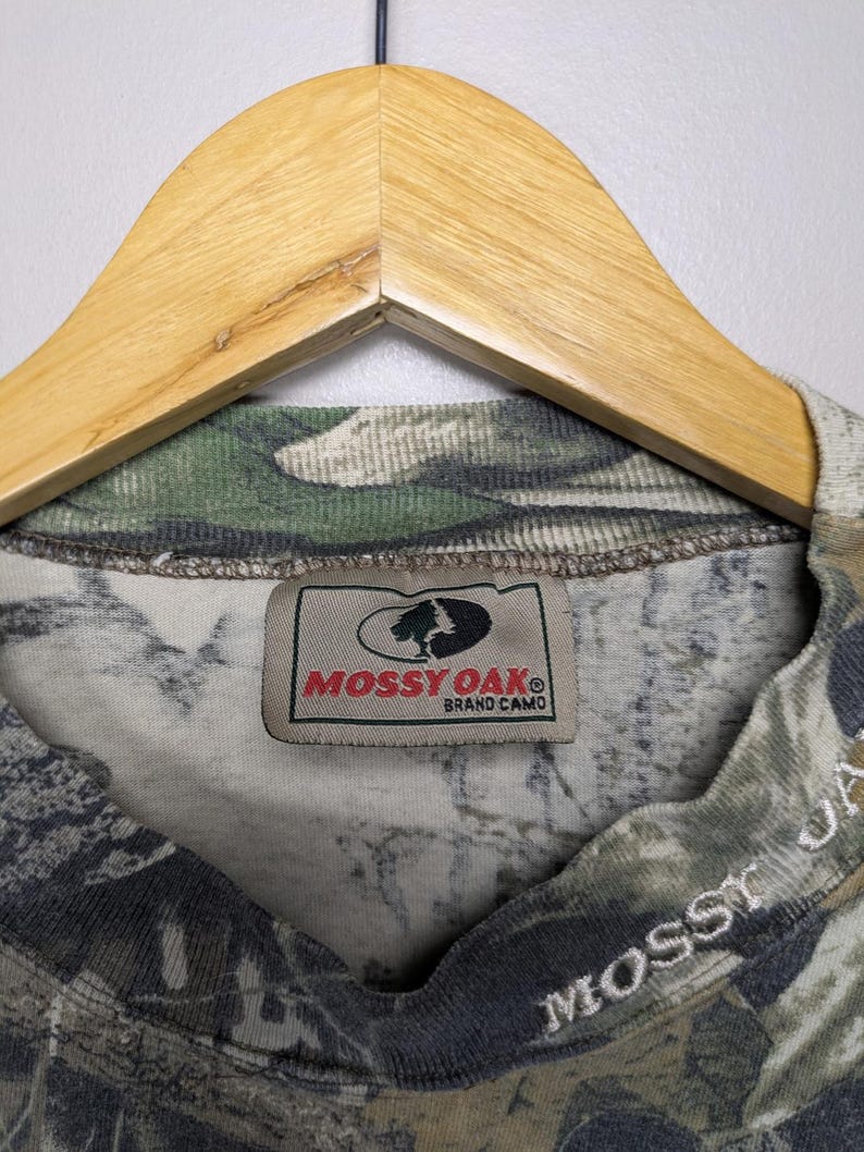 Vintage 90s Mossy Oak Camoflauge Longsleeve Streetwear Gorpcore Trail Mens Large image 3