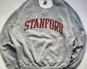Vintage Stanford UniversitätRussell Athletic Rundhals-Sweatshirt Herren XL-Pullover