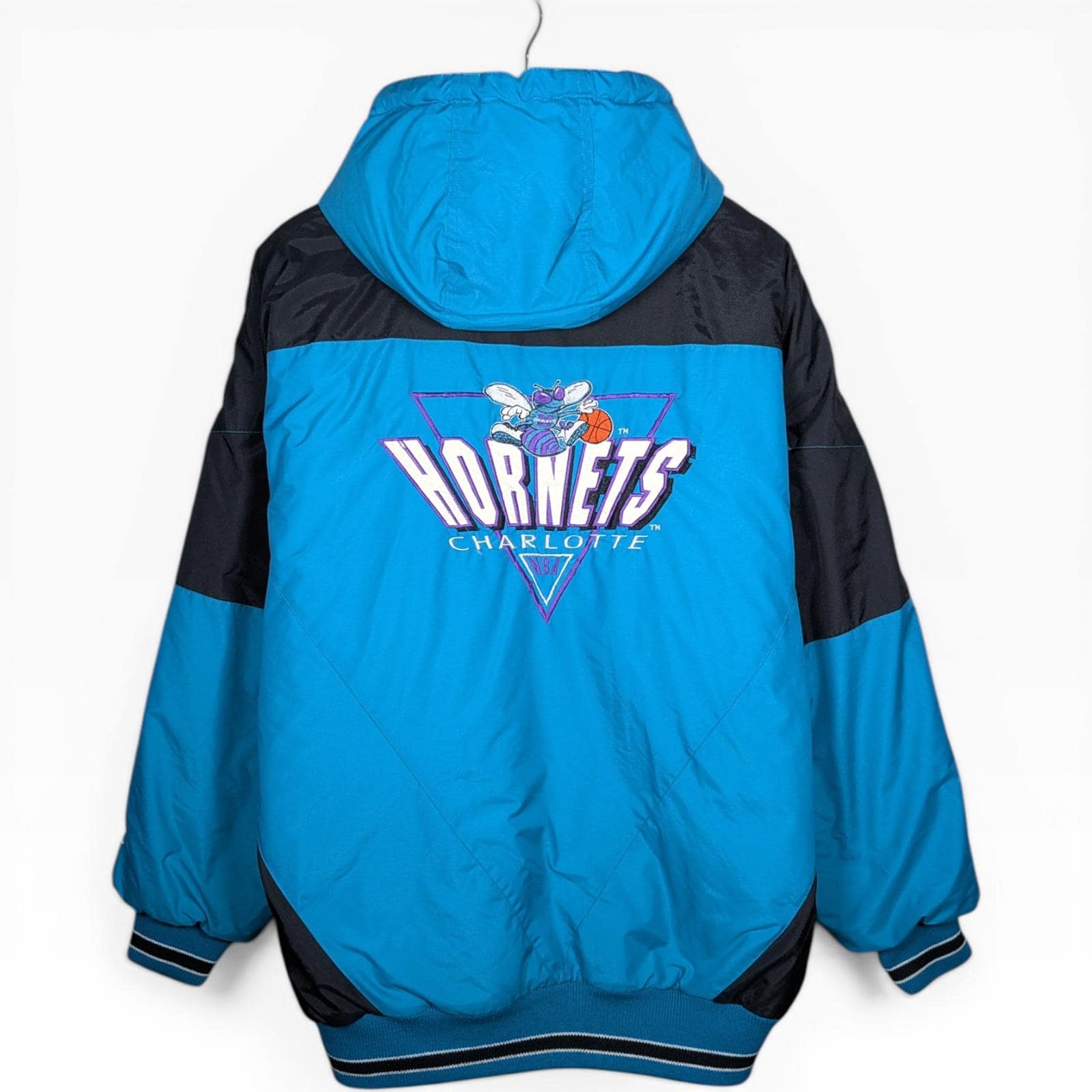 90s NBA ロゴアスレチック シャーロット・ホーネッツ 冬 ウィンド 