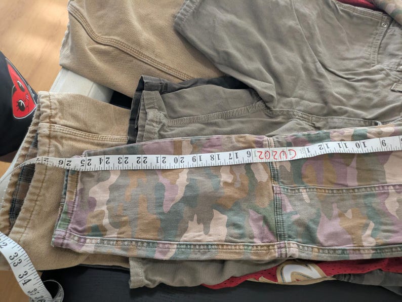 Anthropologie The Wanderer Camo Cargo Pants Slim Straight Utility 29 Green Capri Womens image 8
