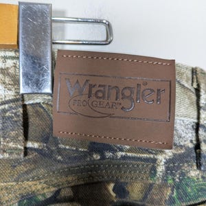 Wrangler Realtree camouflagedenim jeans maat 36 x 34 Gorpcore Granola-broek afbeelding 2