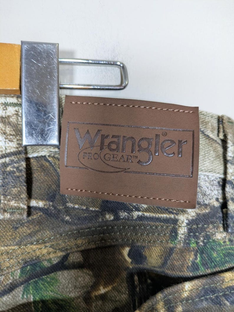 Wrangler Realtree camouflagedenim jeans maat 36 x 34 Gorpcore Granola-broek afbeelding 2
