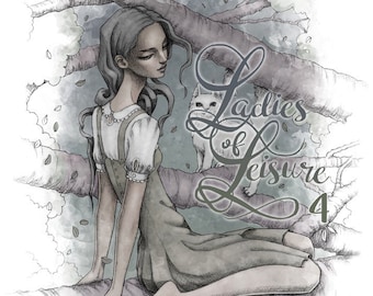 Adult Coloring Book | Ladies of Leisure 4 | Printable PDF | Zan Von Zed