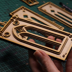 Gothic Tower Template Laser Cut & PDF