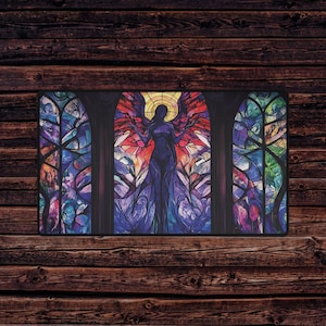 The Mana Market: Stained Glass Angel Playmat