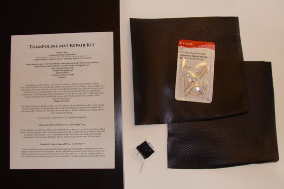 New Trampoline Repair Kit With 2 Quality Patches Holes Tears Etsy