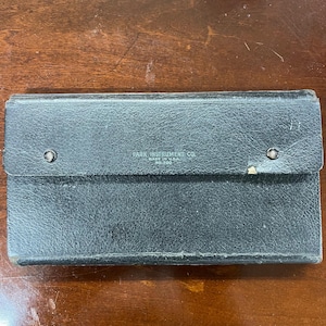 May include: A black leather case with the text "PARK INSTRUMENT CO. MADE IN USA" embossed on the front.