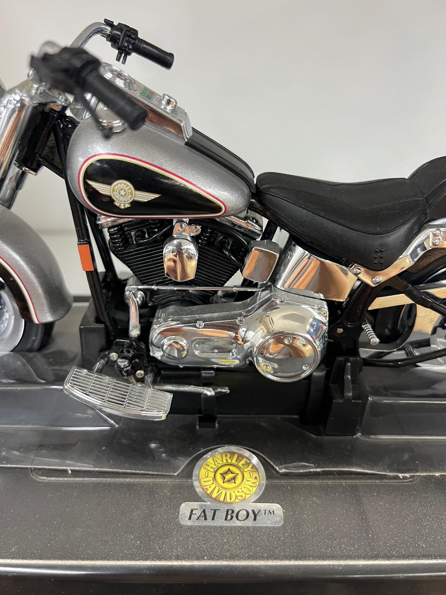 Harley Davidson Fatboy 1:10 Franklin Mint Model - Etsy