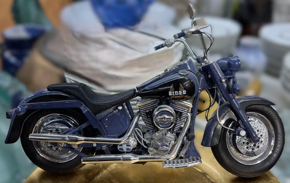 Harley Davidson Biker Blues Motorcycle Franklin Mint 1:10 Scale - Etsy