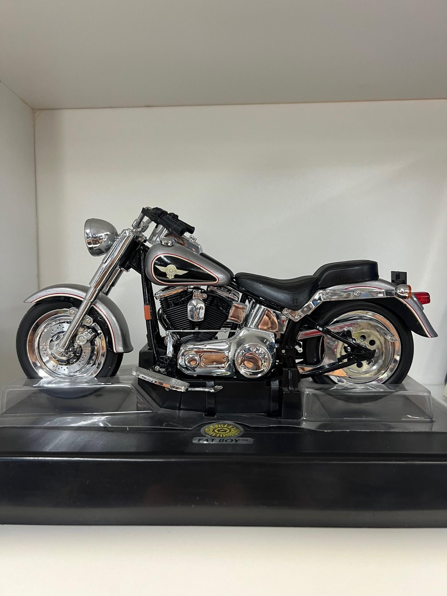 Harley Davidson Fatboy 1:10 Franklin Mint Model - Etsy