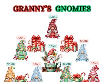 CHRISTMAS, GRANNYS GNOMIES, gnomes