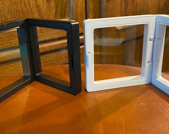 Floating Membrane Presentation Frame Boxes (6) Black or White