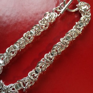 Byzantine Fancy Chainmaille Bracelet
