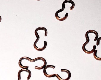 Antiqued Copper Chain 3 Shape Connectors -50pc