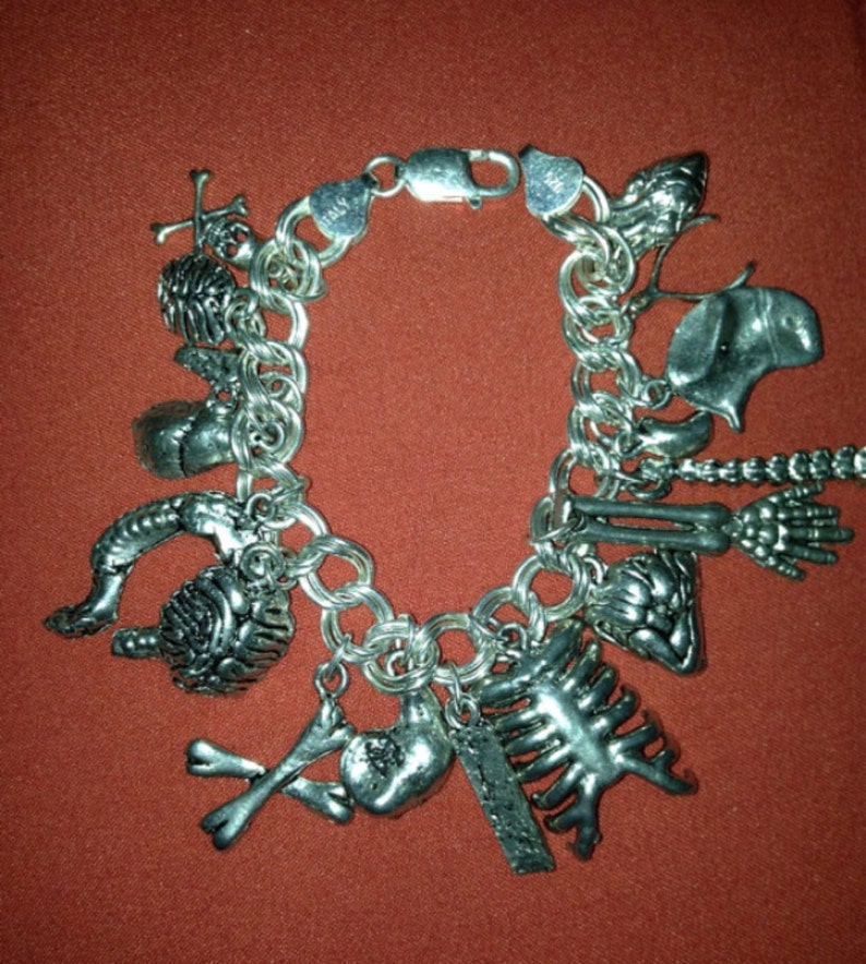 Pewter Human Stomach Charm image 3
