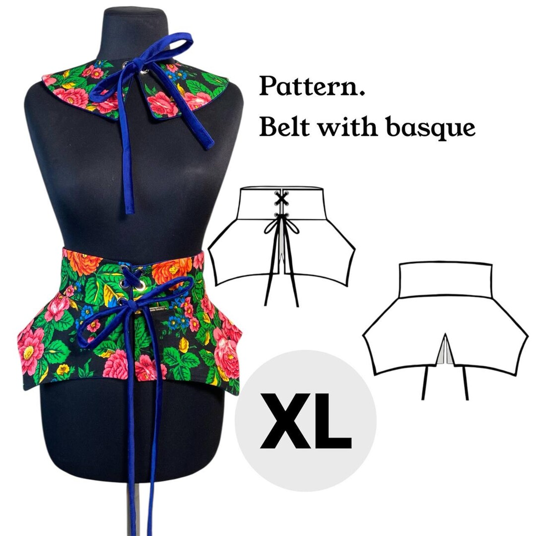Basque Cowbell Pattern Pattern for a Belt With a Basque in Size XL - Etsy Australia