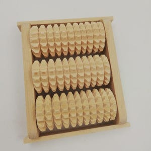 Foot massager,massager for feet and body, wooden massage roller, relieves swelling, improves blood circulation, anti-cellulite, handmade.