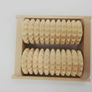 Foot massager wooden, massage tool for relaxation, handmade wooden accessory, self-care gift,foot care, therapy, nerve stimulation self-care