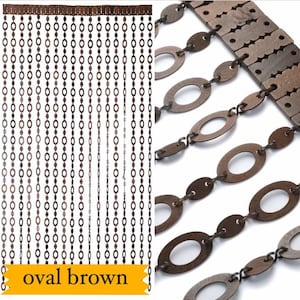 Bead Curtains for Doorway Wooden string curtain Hanging Door Beads Wood curtains Doorway curtain beaded Handmade Wooden curtain For a Gift