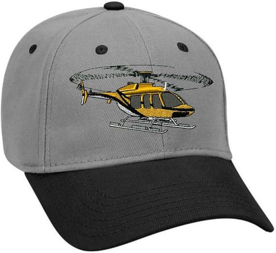 Bell Helicopter Embroidered Hat Baseball Cap New Flying Aviation