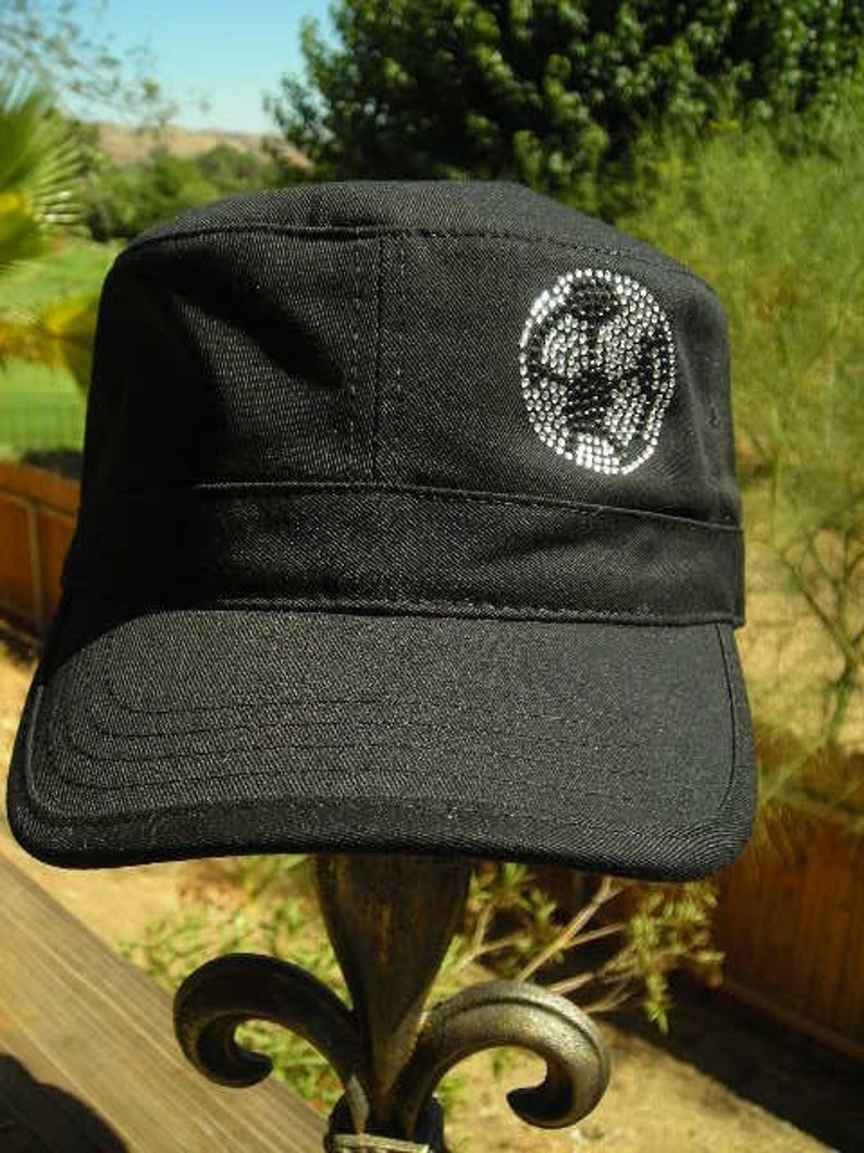 Soccer Ball Military Style Cap Etsy