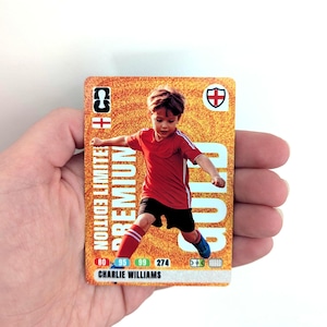 Personalised Football Tournament Card | Football Fan Gift | Custom Football Keepsake | World Cup Gift | Football Dad Present