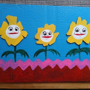 COMMISSON cardboard prop hand painted