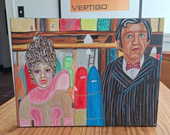 Heartbeeps Andy Kaufman original painting