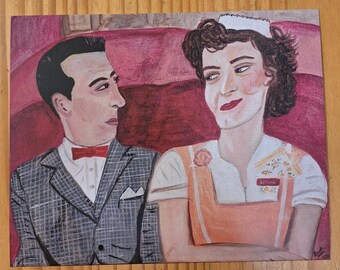PeeWee and Simone 8 x 10 inch print