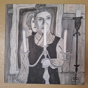 Frau Blucher original painting