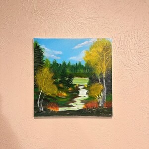 Original Acrylic Painting “Forest Stream”