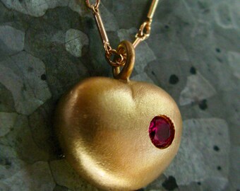 Star Light On - Love Actually Gold Heart Pendant Star Light On - Love Actually Gold Heart Pendant