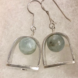 Horse stirrup ear rings