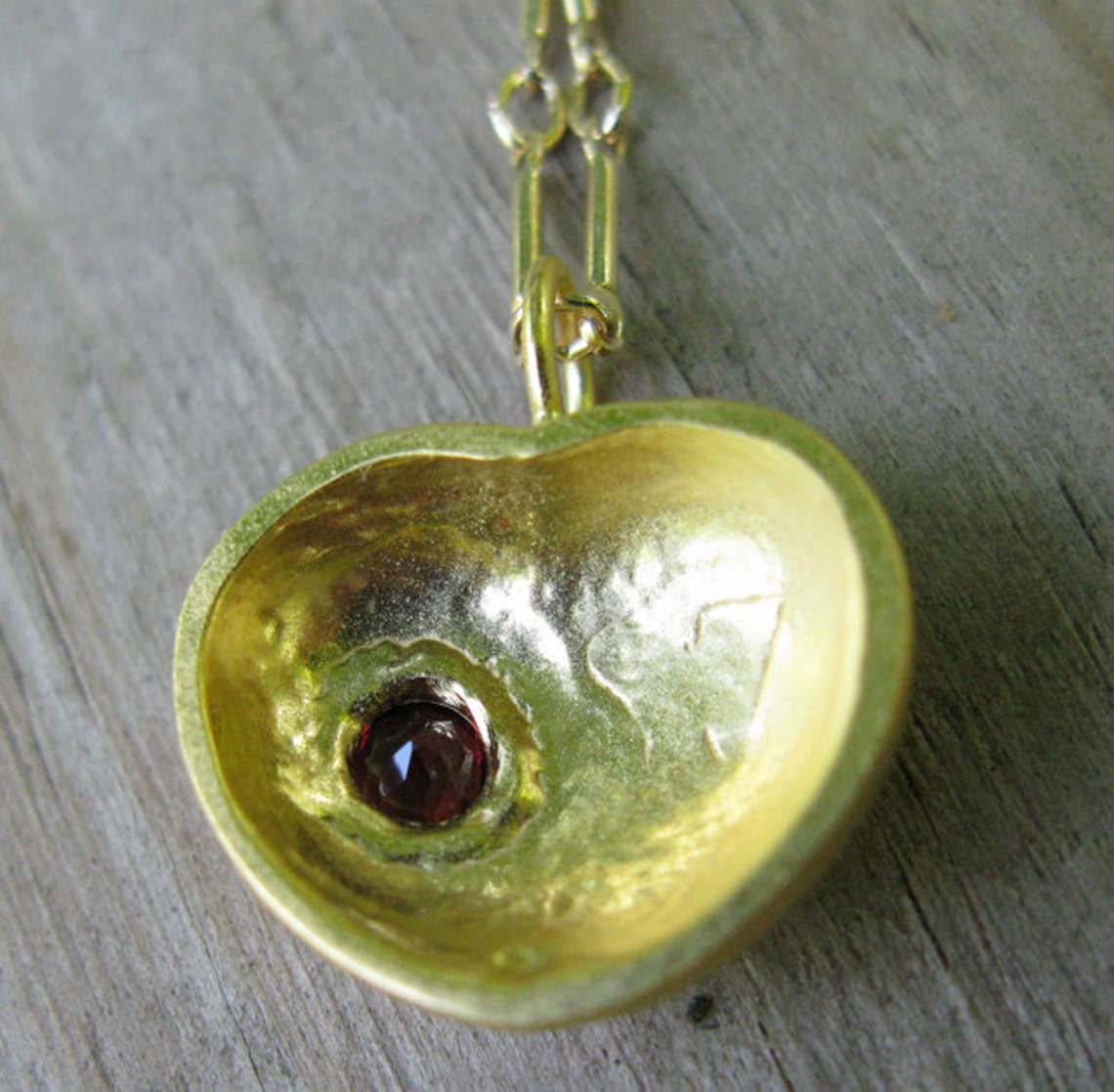 Love Actually Heart Necklace in Gold Plated Etsy