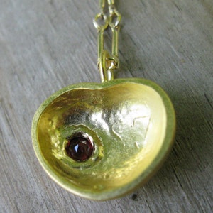 Love Actually Heart Necklace in Gold Plated image 3