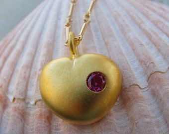 Love Actually Heart Necklace in Gold Plated