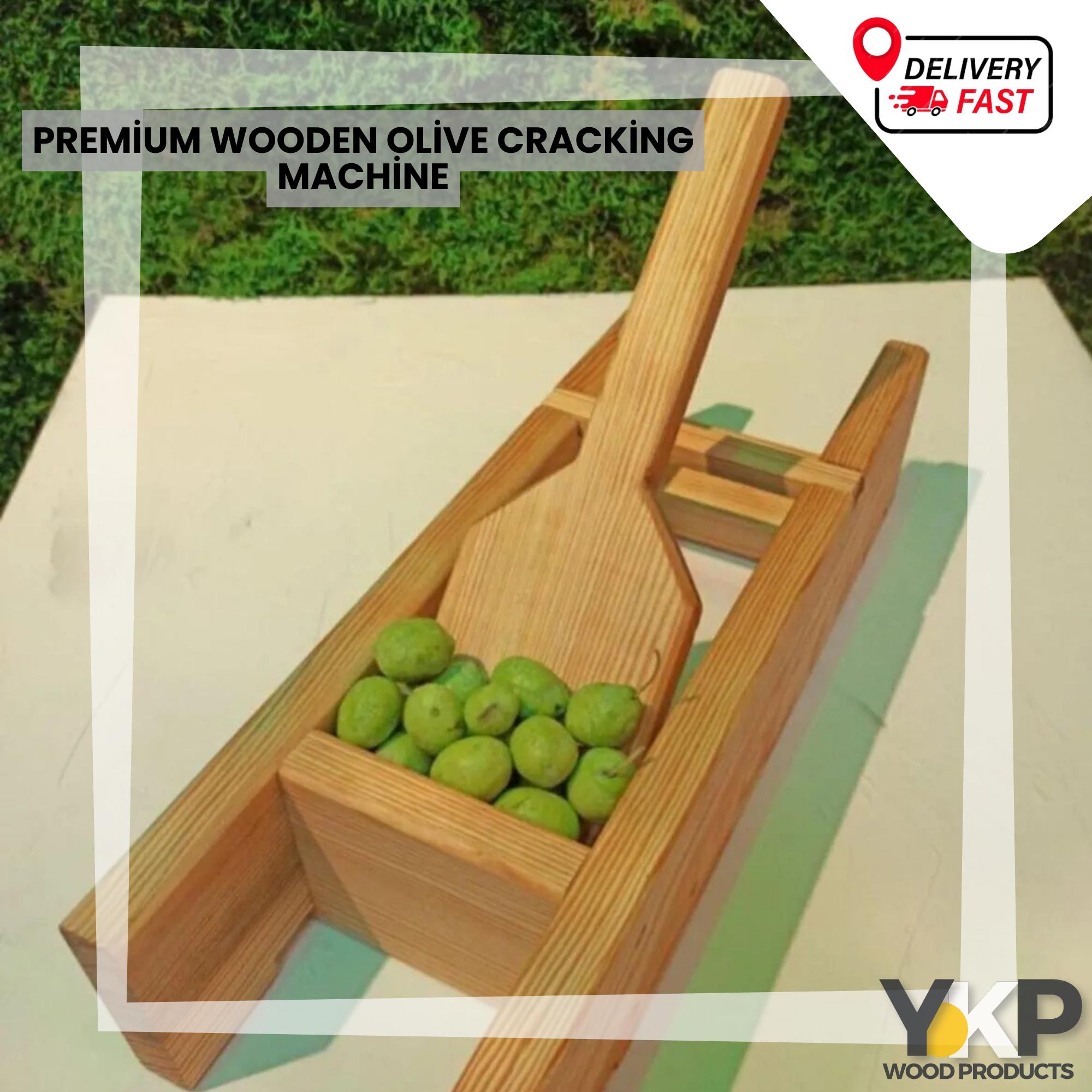 Handmade Organic Pine Olive Cracking Machine 13,78x5,51x3,94