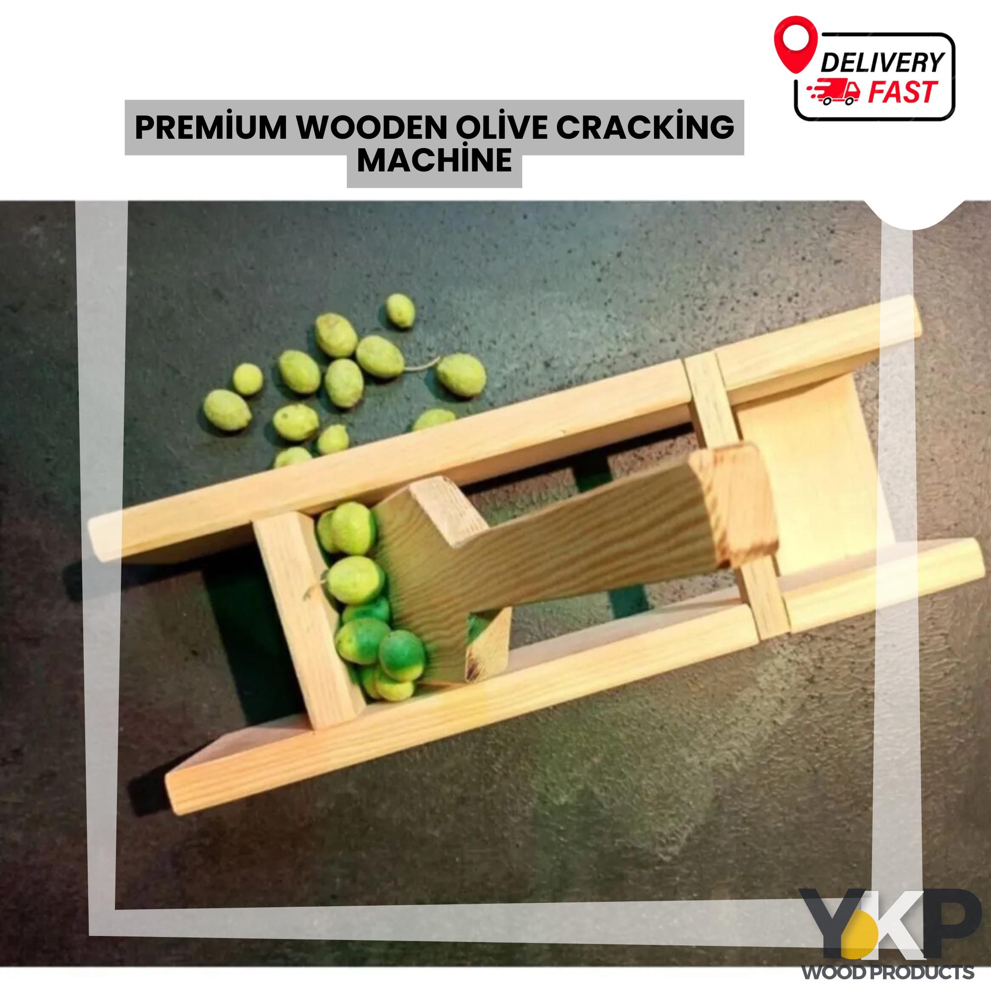 Handmade Organic Pine Olive Cracking Machine 13,78x5,51x3,94