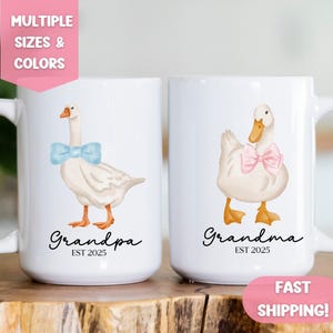 Grandparents Gift, New Grandma, Grandpa Gift, Personalized Mug, Pregnancy Reveal, Promoted to Grandma, Pregnancy Announcement, Papa Mug Gift